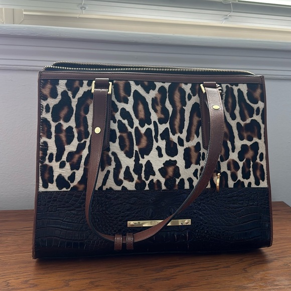 Brahmin Animal Print Leather Bag - Picture 1 of 6